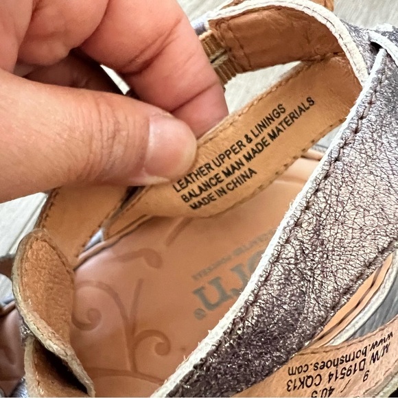 Born Metallic Heeled Sandal - Women's Size 9 - Picture 4 of 9